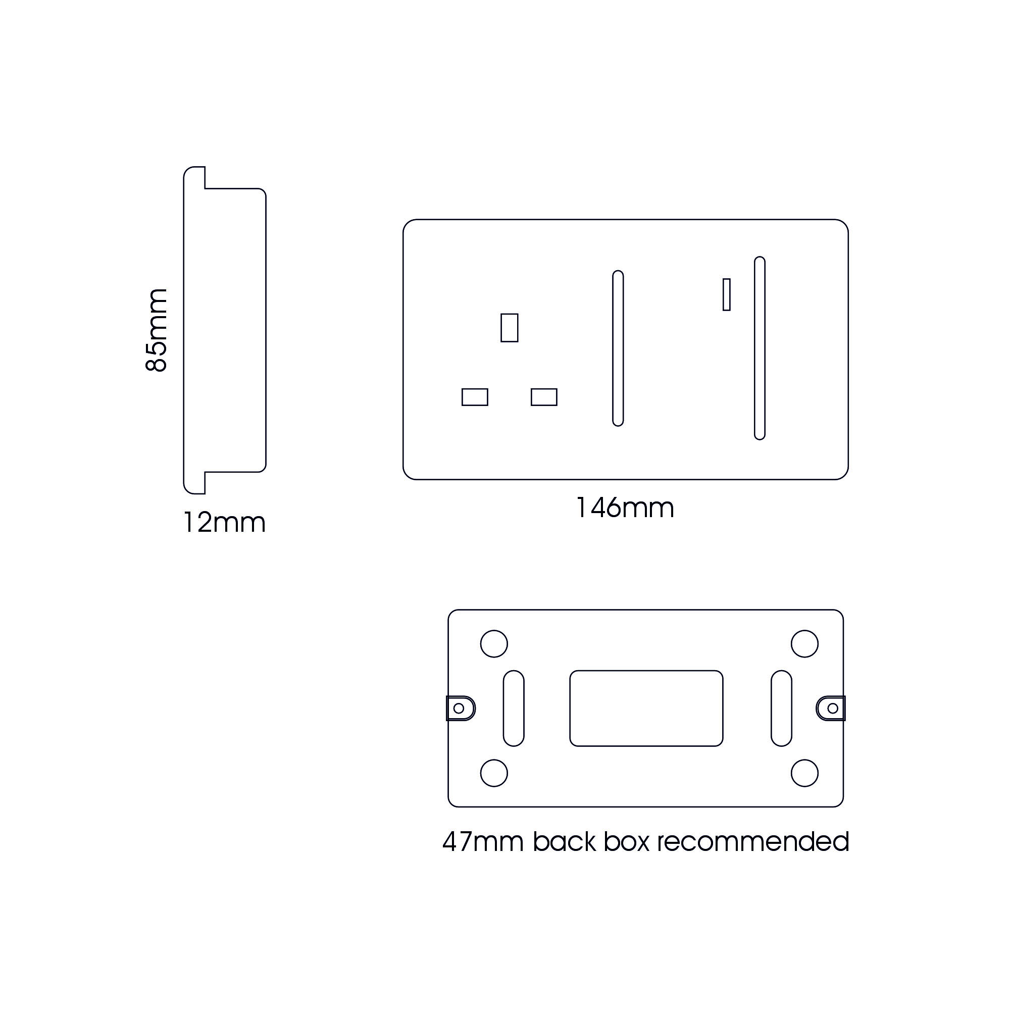 ART-WHS213WG  45A Double Pole Switch With Socket & Neon Warm Grey